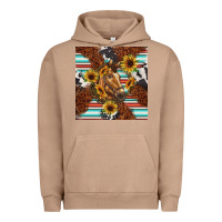 Pigment Burro western horse Urban Hoodie - BarkalooDesign