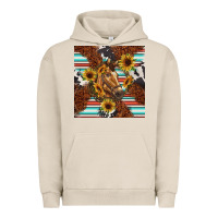 Pigment French Oak western horse Urban Hoodie - BarkalooDesign