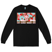 Black cute pig Long Sleeve Tee - TumblerDesignByShophia
