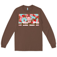 Chestnut cute pig Long Sleeve Tee - TumblerDesignByShophia