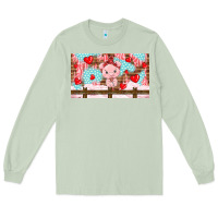 Matcha cute pig Long Sleeve Tee - TumblerDesignByShophia