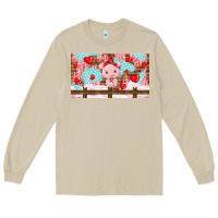 Mushroom cute pig Long Sleeve Tee - TumblerDesignByShophia