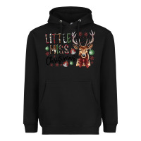 Black little miss christmas Heavyweight Hoodie - CowhideDigitalArt
