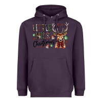 Plum little miss christmas Heavyweight Hoodie - CowhideDigitalArt