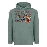 Sage little miss christmas Heavyweight Hoodie - CowhideDigitalArt