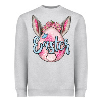 Heather Grey Easter egg Heavyweight Sweatshirt - OliviaCreatesArt