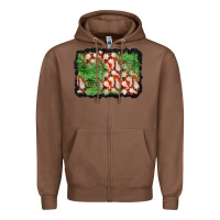 Chestnut halloween ghost background Zipper Hoodie - BundleAndBundleShop