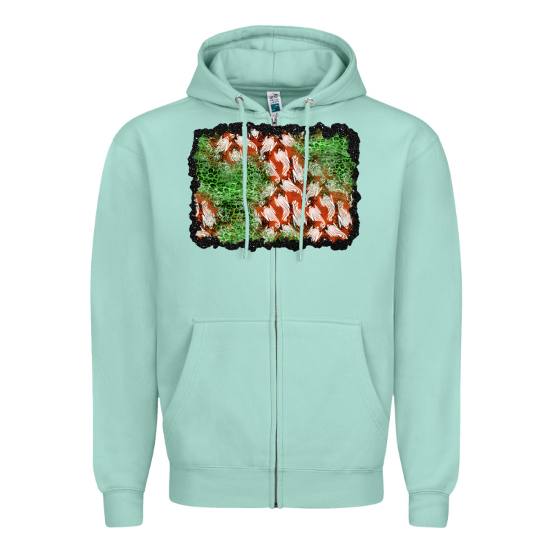 Halloween Ghost Background Zipper Hoodie by BundleAndBundleShop | Teevron