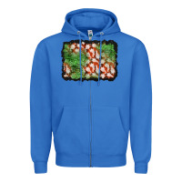 True Royal halloween ghost background Zipper Hoodie - BundleAndBundleShop