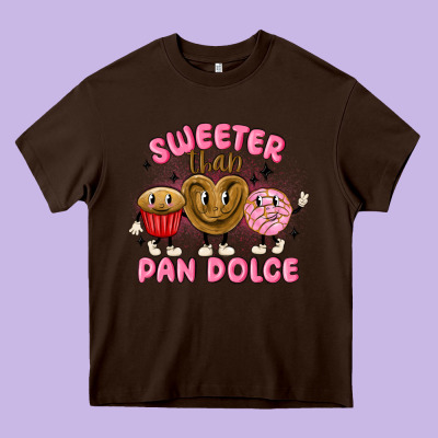 Sweeter Than Pan Dolce Heavy Core Tee Designed By Maliassmallbusiness