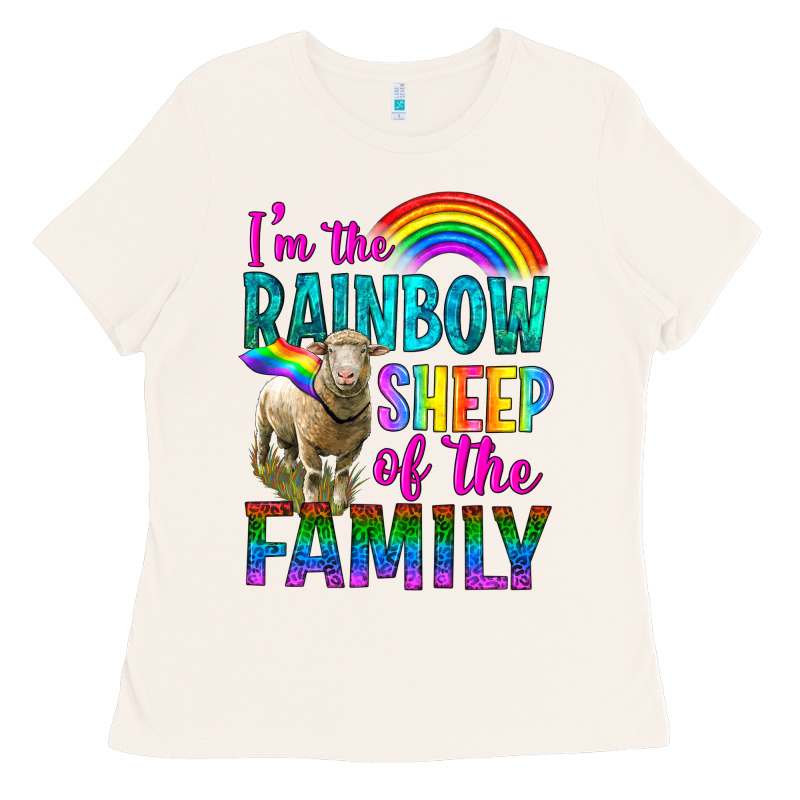 I'm The Rainbow Sheep Of The Family Ladies Tee by BundleAndBundleShop | Teevron