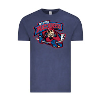 Vintage Denim us, buccaneers, des moines art Vintage Tee - DesigneFamous