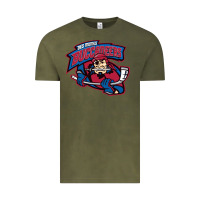 Vintage Olive us, buccaneers, des moines art Vintage Tee - DesigneFamous
