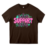 Chocolate Brown babes support babes Heavy Core Tee - JahusDesignShop
