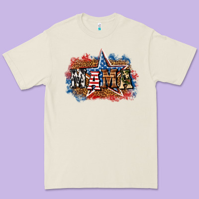 Patriotic Mama Premium Tee Designed By Bundleandbundleshop