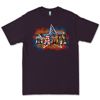 Plum Patriotic Mama Premium Tee - BundleAndBundleShop