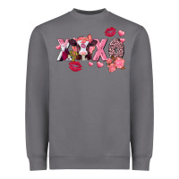 Storm Xoxo baby Cow Valentine's Day Heavyweight Sweatshirt - FaDigitalArtStudio