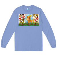Colony Blue cute horse Long Sleeve Tee - TumblerDesignByShophia