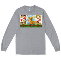Heather Grey cute horse Long Sleeve Tee - TumblerDesignByShophia