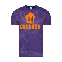 Cloud Purple Grubhub t-shirt Vintage Tee - DesigneFamous