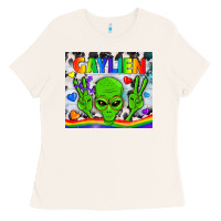 Bone LGBTQ Gaylien Tumbler Ladies Tee - BundleAndBundleShop