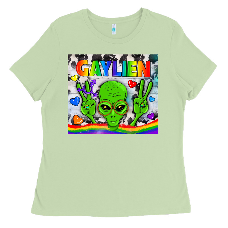 Lgbtq Gaylien Tumbler Ladies Tee by BundleAndBundleShop | Teevron