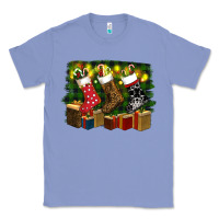 Christmas Santa Socks Classic Tee | Teevron
