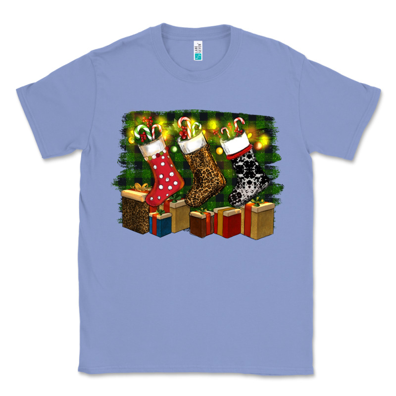 Christmas Santa Socks Classic Tee by RanaPortraitStore | Teevron
