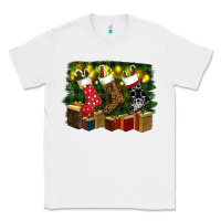 White Christmas Santa Socks Classic Tee - RanaPortraitStore