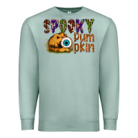 Seafoam spooky pumpkin Premium Sweatshirt - SublimationCraftShop