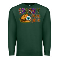 Sports Green spooky pumpkin Premium Sweatshirt - SublimationCraftShop