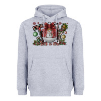 Heather Grey joy Heavyweight Hoodie - CowhideDigitalArt