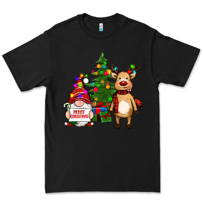 Merry Christmas Gnomes, Reindeer Premium Tee by RanaPortraitStore | Teevron