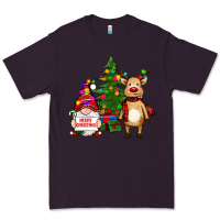 Plum merry christmas gnomes, reindeer Premium Tee - RanaPortraitStore