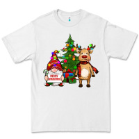 White merry christmas gnomes, reindeer Premium Tee - RanaPortraitStore