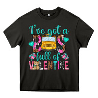 Asphalt ive got a bus full of valentine Heavy Core Tee - NancyCooperArtShop