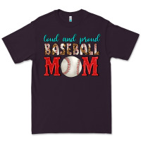 Plum Loud And Proud Baseball Mom Premium Tee - BundleAndBundleShop