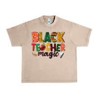 French Oak black teacher magic Urban Heavy Tee - NancyCooperArtShop