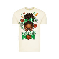 Vintage Arctic Basketball Mom Afro Messy Bun Vintage Tee - texasbilliewilder