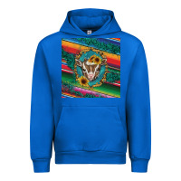 Cobalt western baby goat Urban Hoodie - BarkalooDesign