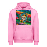 Fuchsia Pink western baby goat Urban Hoodie - BarkalooDesign
