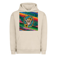 Pigment French Oak western baby goat Urban Hoodie - BarkalooDesign
