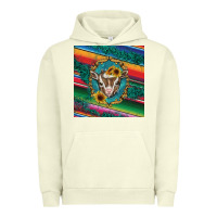 Pigment Pistachio western baby goat Urban Hoodie - BarkalooDesign