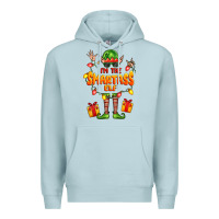 Blue Mist im the smartass elf Premium Hoodie - FaDigitalArtStudio