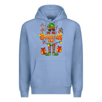 Colony Blue im the smartass elf Premium Hoodie - FaDigitalArtStudio
