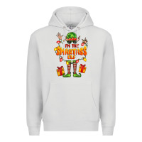 Dove Grey im the smartass elf Premium Hoodie - FaDigitalArtStudio
