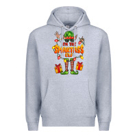 Heather Grey im the smartass elf Premium Hoodie - FaDigitalArtStudio