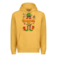 Mustard im the smartass elf Premium Hoodie - FaDigitalArtStudio