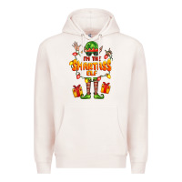 Pale Pink im the smartass elf Premium Hoodie - FaDigitalArtStudio