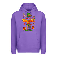 Purple im the smartass elf Premium Hoodie - FaDigitalArtStudio
